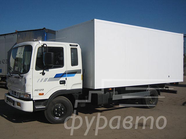 утепление кузова Hyundai HD120 утепление кузова Hyundai HD120 сендвич-панелями